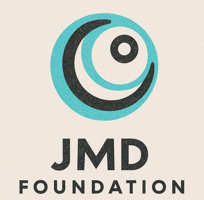 Illustration of volunteers giving food donations to community members